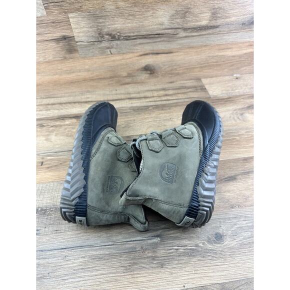 Sorel Out N About Major Full Grain Leather Waterproof Rain Snow Duck Boo… - Picture 6 of 8